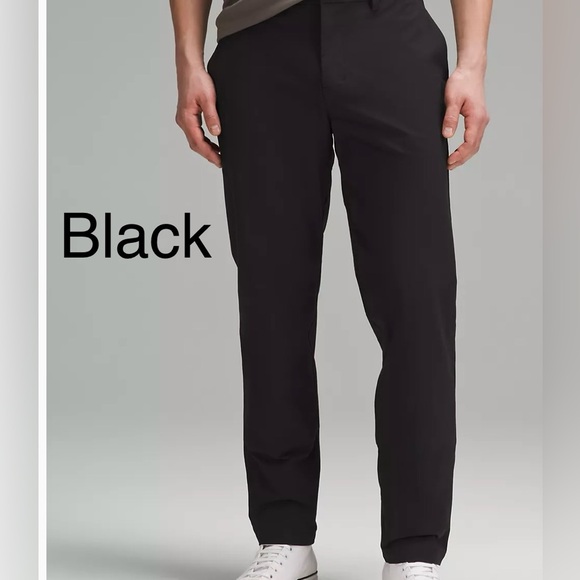 Bundle 2 pairs - Lululemon ABC Pant Classic Fit Warpstreme 1 Black 1Greyslate - Picture 5 of 5